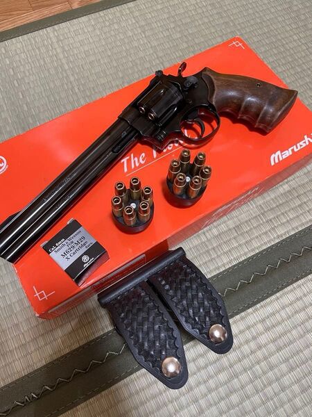マルシンm649 コルトパイソン ガスリボルバーサバゲーセット