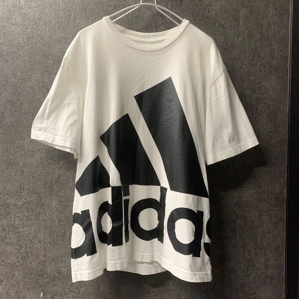 XLサイズ adidas アディダス Tシャツ ホワイト ビッグシルエット
