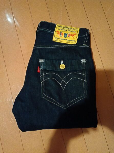 W33 L32 Levi s リーバイス 502 イエロー パッチ デニムパンツ