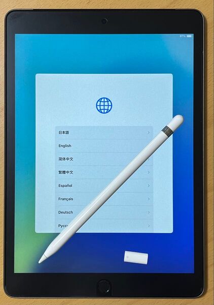 Apple Pencil付き!iPad 第9世代 Wi-Fi+Cellular SIMフリー 64GB スペースグレイ