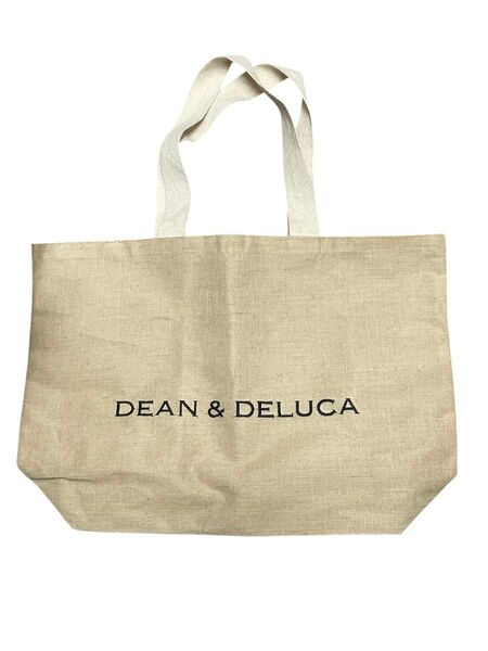 DEAN&DELUCA ディーンアンドデルーカ 麻 ラージトートバッグ ジュートトートバッグ ビッグトートバッグ