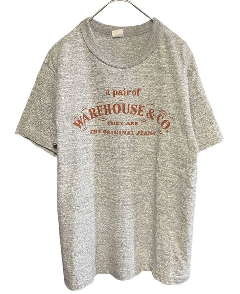 希少 WAREHOUSE ウエアハウス オープン記念 限定モデル Tシャツ サイズS 杢グレー