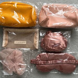 【新品未開封】ダルバ ポーチ ミュード アイマスク シュシュ ポーチ トゥークールフォースクール メッシュポーチ