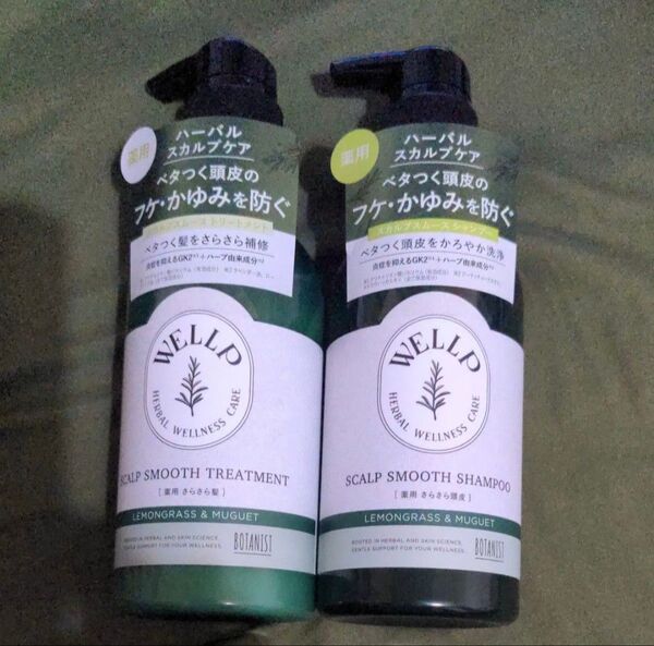 WELLP ウェルプ 薬用スカルプケアシャンプー&トリートメント 各370ml