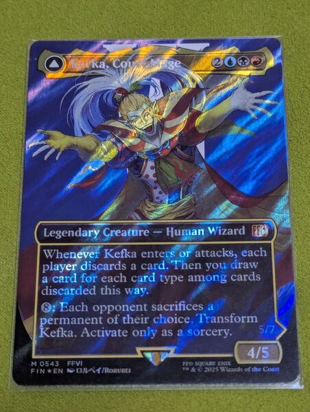 MTG【サージ・Foil】ボーダーレス人造魔導士、ケフカ/破壊の化身、ケフカ 英語