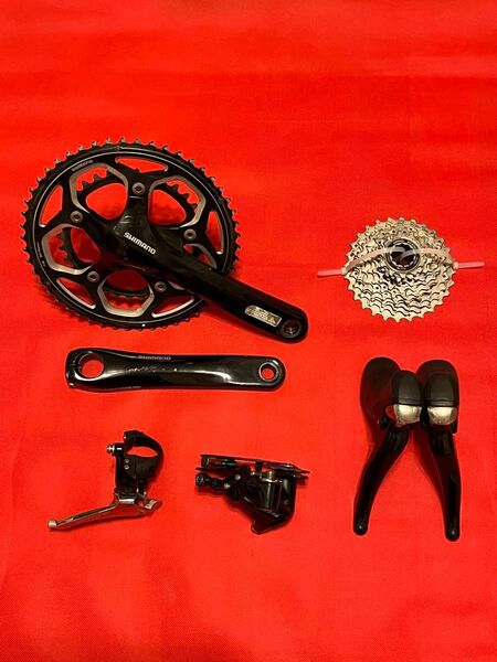 ### 良品 SHIMANO シマノ 105 5800 コンポセット 172.5mm 50-34 11-28 ###