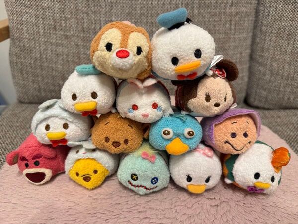 ディズニーツムツムぬいぐるみ14個セット