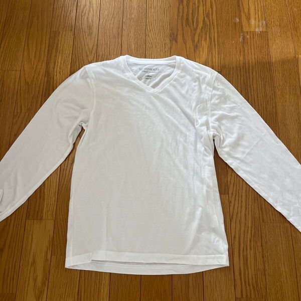 Honest Quality 長袖VネックTシャツ ホワイト M