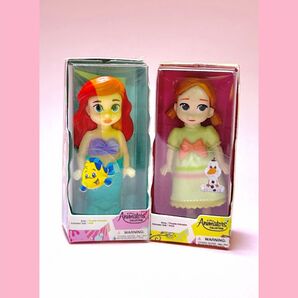 ディズニー ミニブランズ フィギュア アリエル &アナ
