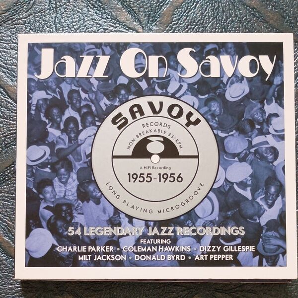 JAZZ ON SAVOY 1955-1956 / チャーリー・パーカー、キャノンボール・アダレイ他【輸入盤・3CD・54曲】