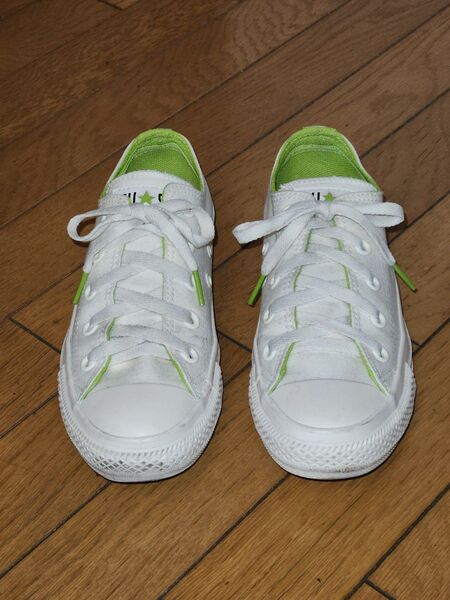 CONVERSE オールスター ローカット スニーカー ホワイト グリーン