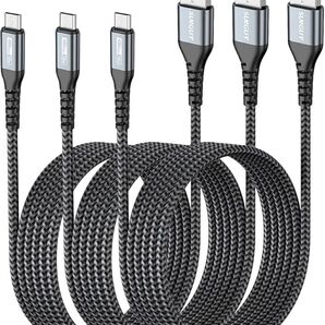 SUNGUY Micro USB ケーブル 2M 【3本組】QC3.0/2.0 最大18W急速充電 USB2.0データ転送