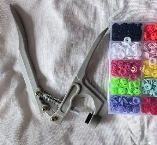 スナップボタン プライヤー セット まとめ売り ハンドメイド 手芸 100組 おまけ付き