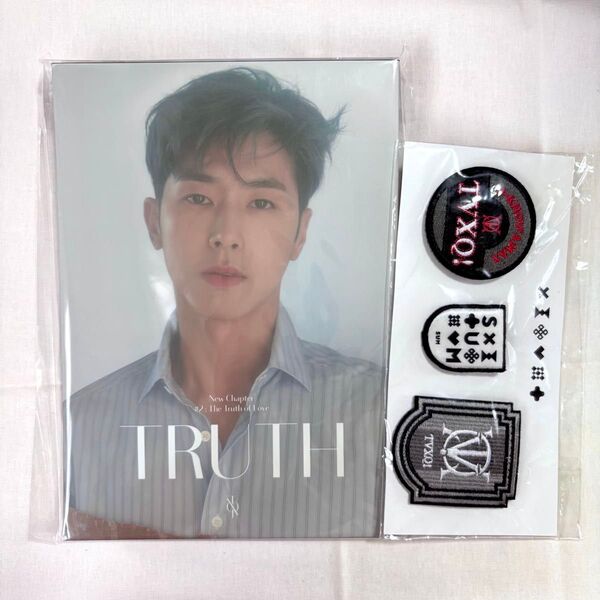 東方神起 TVXQ チャンミン ユンホ 4×6 バインダー ワッペンバッジ ポストカード付き 2点セット