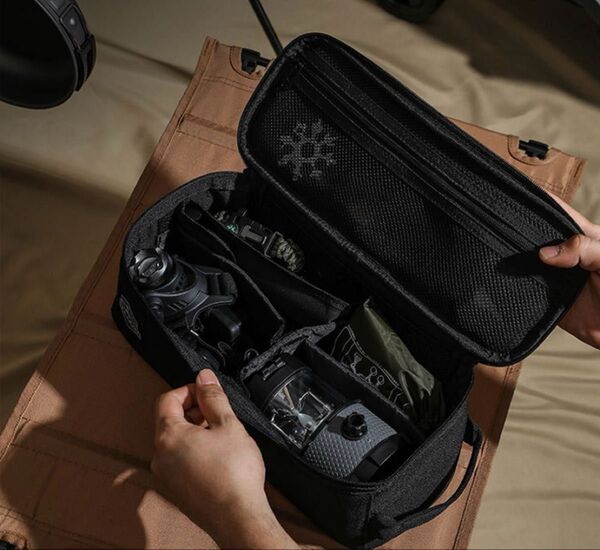 キャンプ ギアケース 収納ケース ツールボックス ブラック 新品・送料込み