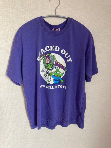 【新品】しまむら Ricca ricca トイストーリーTシャツ 中紫 150cm