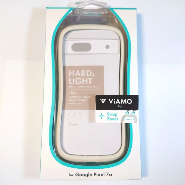 Google Pixel 7a 耐衝撃ハイブリッドケース 「ViAMO fly」 ミルクホワイト