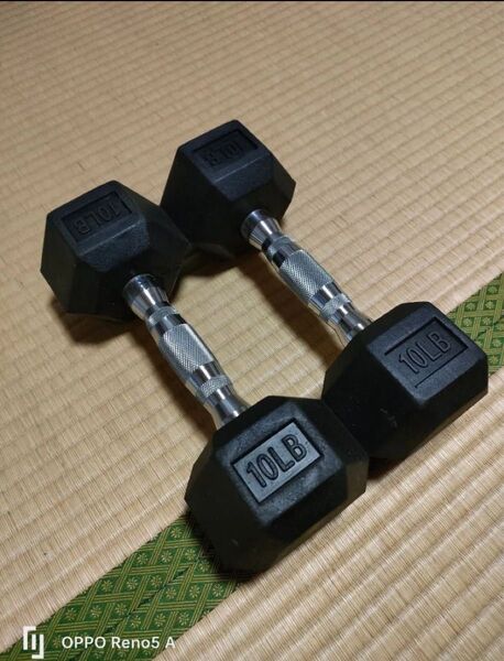 ヘックスダンベル4.5キロペア