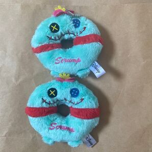 まとめ売りリロアンドスティッチ スクランプ ラウンドワン ドーナツ マスコット 2個セット
