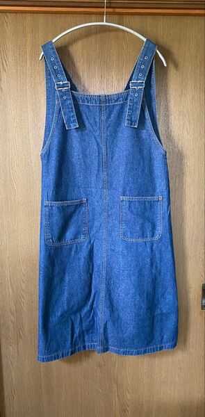 OLIVE des OLIVE オリーブデオリーブ デニム ジャンパースカート フリーサイズ