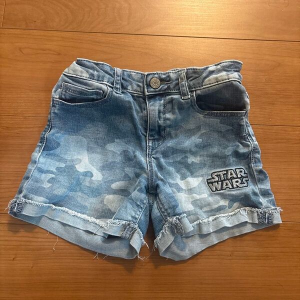 GAP キッズ ショートパンツ 140cm スターウォーズ 迷彩柄 デニム