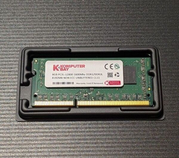 ノートパソコン用メモリ DDR3 PC3L-12800 8GB