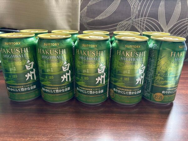SUNTORY プレミアムハイボール白州 爽やかにして豊かな余韻 350ml缶 10本
