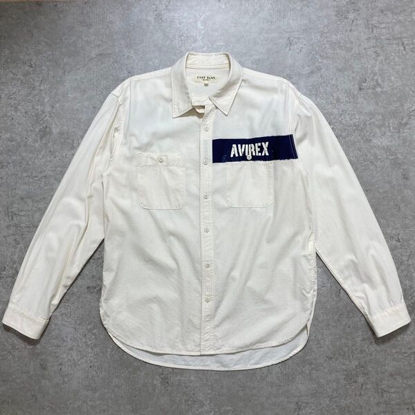 AVIREX / アヴィレックス ベイクルー シャンブレーシャツ Lサイズ