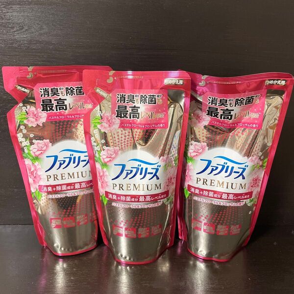ファブリーズ プレミアム パステルフローラル&ブロッサムの香り320ml×3袋