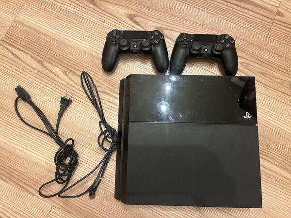 PS4 本体 CUH-1000A 500GB コントローラー2個付 期間限定価格 6/10まで16800円