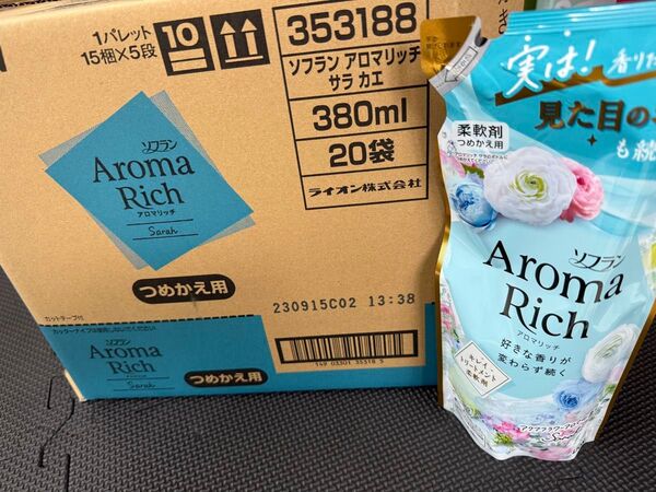 ソフラン アロマリッチ サラ 詰替 380ml × 20個