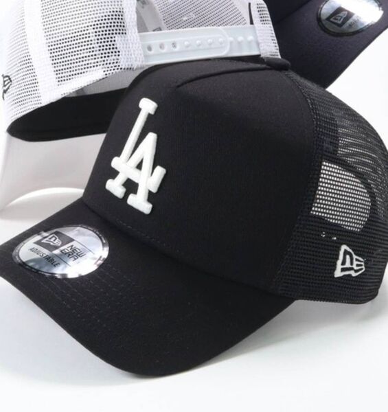 ニューエラ メッシュキャップ ドジャース MLB LAロゴベルトバックキャップ