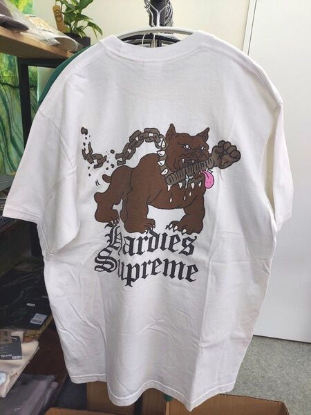 ~Supreme~ 半袖Tシャツ 白 L 【古着】シュプリーム ホワイト プリント Tシャツ 堀米さん着用イロチ