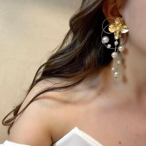 結婚式 ヘアアクセサリー 髪飾り 花