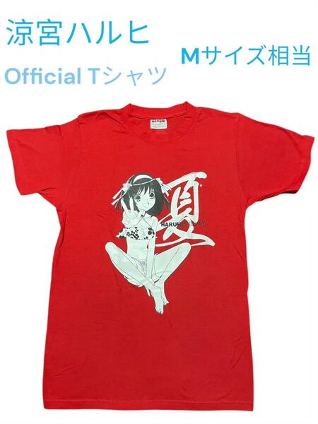 涼宮ハルヒの憂鬱 アニメTシャツ 平成アニメ オフィシャル キャラクター M