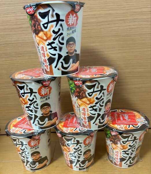 新みそきんラーメン 6個セット みそきん みそきん濃厚味噌ラーメン HIKAKIN PREMIUM 日清食品