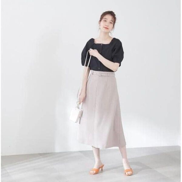 ドライタッチAラインスカート【N.Natural Beauty Basic*】