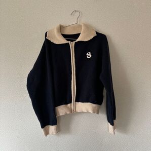 ジップアップ ニット ニットジャケット