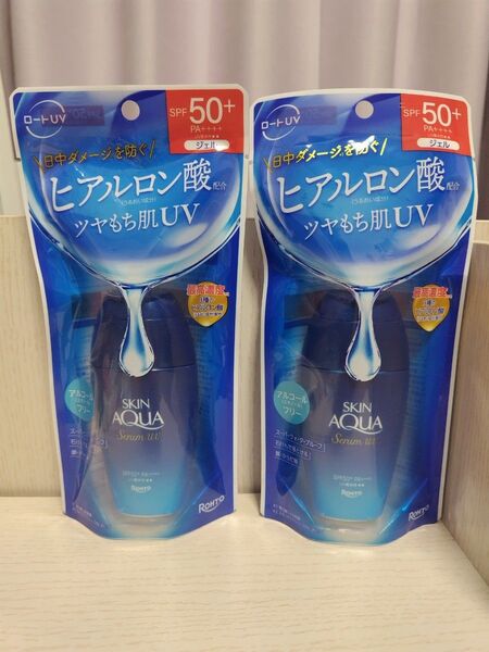 ロート製薬 スキンアクア ヒアルロンセラムUV〈日やけ止めジェル〉70g×2個