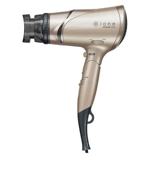 【TESCOM】ione イオネ TID930 ヘアードライヤー マイナスイオン ドライヤー 1200W 大風量 速乾 ブロンズ