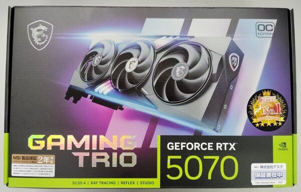 MSI GeForce RTX 5070 12GB GAMING TRIO