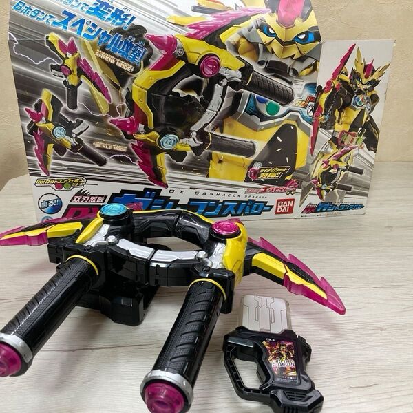 仮面ライダーエグゼイド DXガシャコンスパロー ギリギリチャンバラガシャット ジェットコンバットガシャット追加!本体箱付き