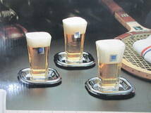 【8～69】　DRAFT BEER ドラフトビール　グラス＆ソーサーセット　№倉.　お80_画像3
