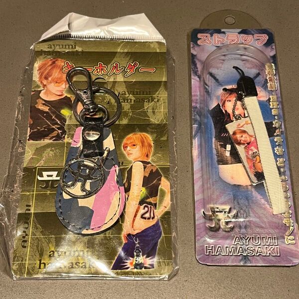 浜崎あゆみ AYU あゆ ストラップ キーホルダー キーチャーム 平成レトロ レア グッズ 当時物 ジャンク
