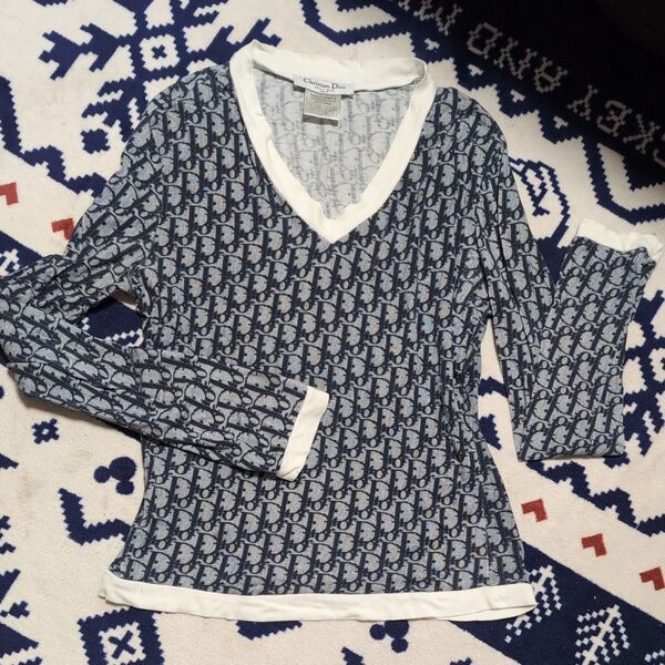 Christian Dior トロッター柄トップス