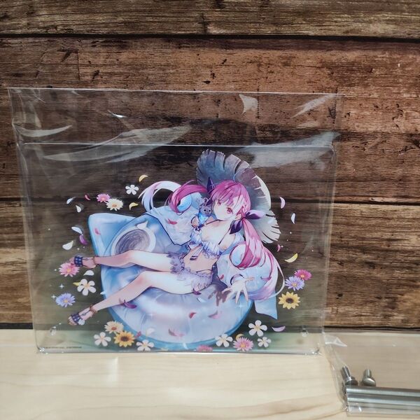 湊あくあ アクリルパネル 水着 ホロライブ アクスタ 中古美品♪♪