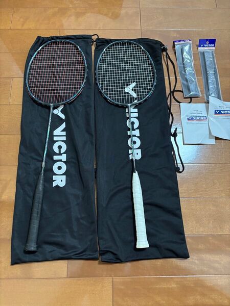 2本セット ビクター VICTOR オーラスピード100X Ultra ウルトラ バドミントンラケット