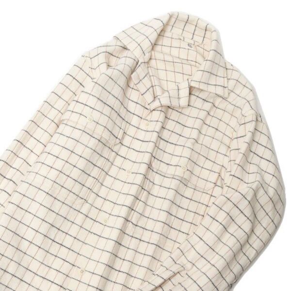 KAPTAIN SUNSHINE Open Collar Shirt 定価3.3 シャツ チェック オープンカラー オーバーサイズ