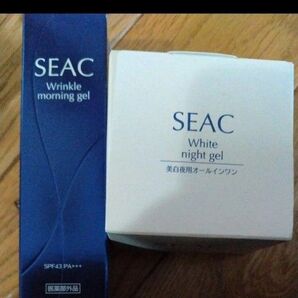 SEAC シワ改善朝用ジェル&美白夜用ジェル