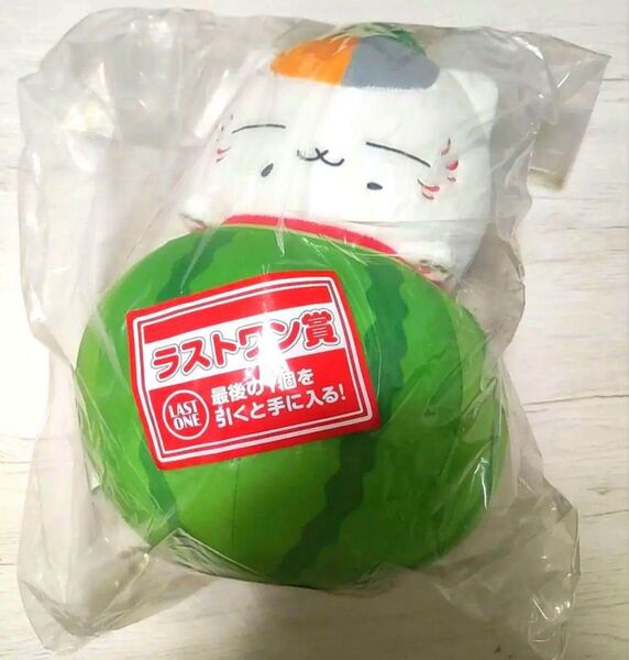 一番くじ 夏目友人帳 ラストワン賞 ニャンコ先生 スイカぬいぐるみ 本日発送